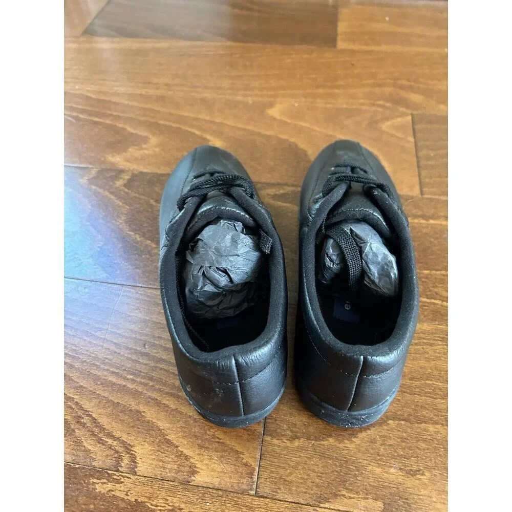 Easy Spirit AP1 Women's‎ Oxford Sneakers Lace Ups Black Leather 5 W